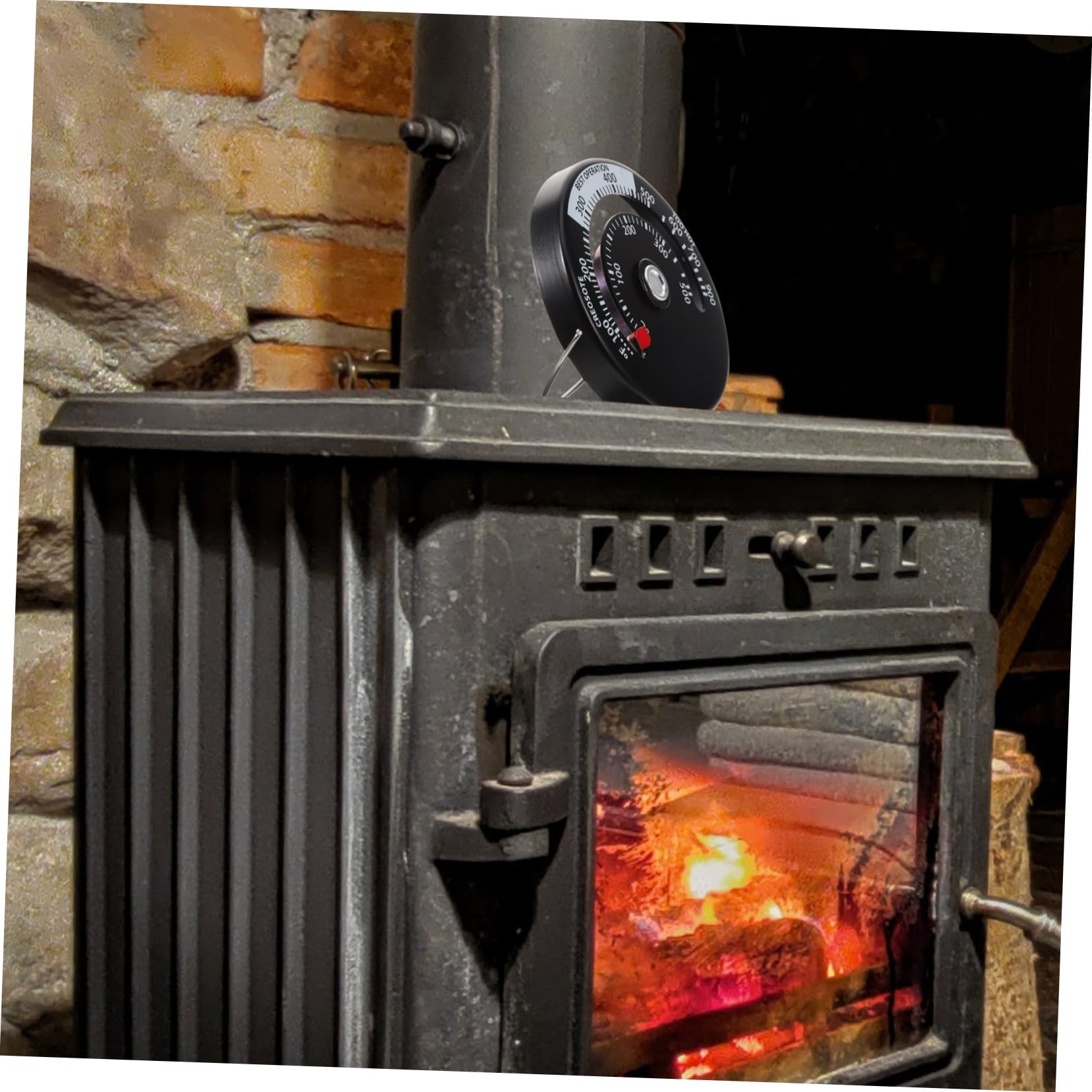 Sosoport Hygrometer Indoor Thermometer Decorative Wall Thermometer Indoor Science Hydrometers Stove Thermometer Hydrometer Mechanical Indoor Temperature Thermometer