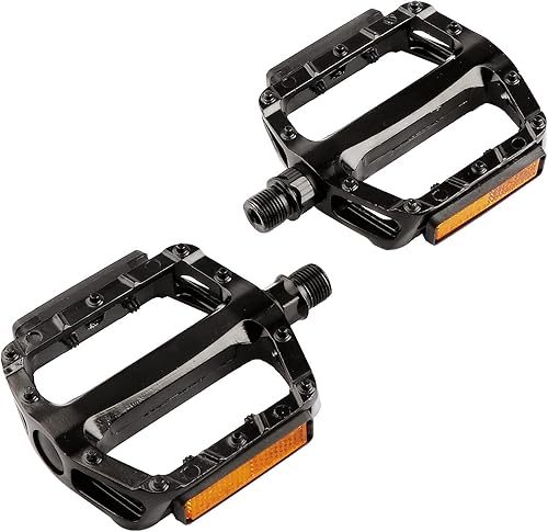 Miniatura 6 de AVASTA Pedales de bicicleta, pedales de bicicleta de aleación de aluminio con reflector para bicicleta de montaña, bicicleta de carretera y otras