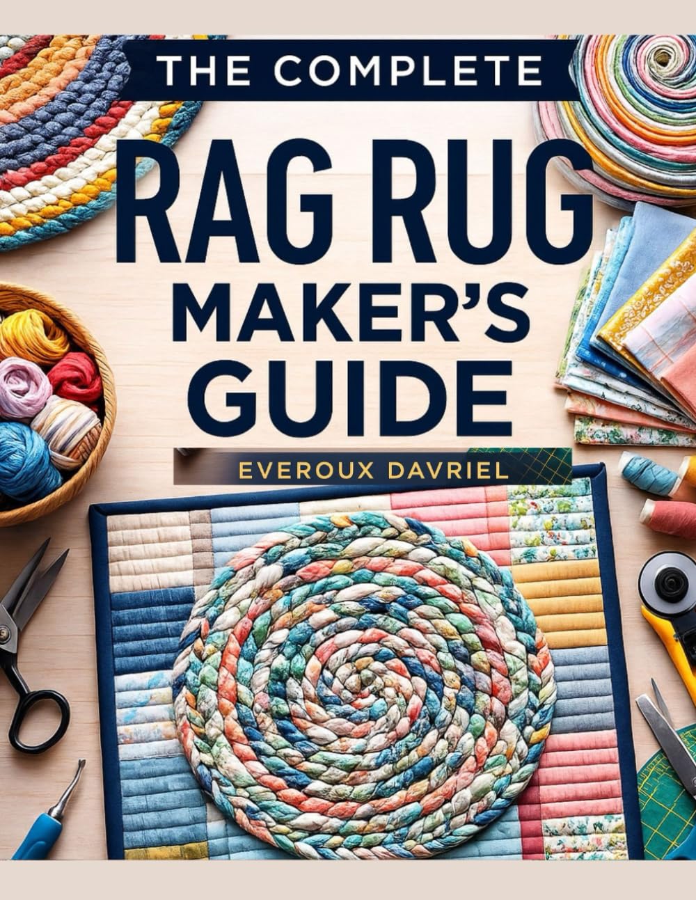 THE COMPLETE RAG RUG MAKER’S GUIDE: EASY TECHNIQUES, CREATIVE PROJECTS, AND STEP-BY-STEP INSTRUCTIONS FOR BEAUTIFUL HANDMADE RUGS