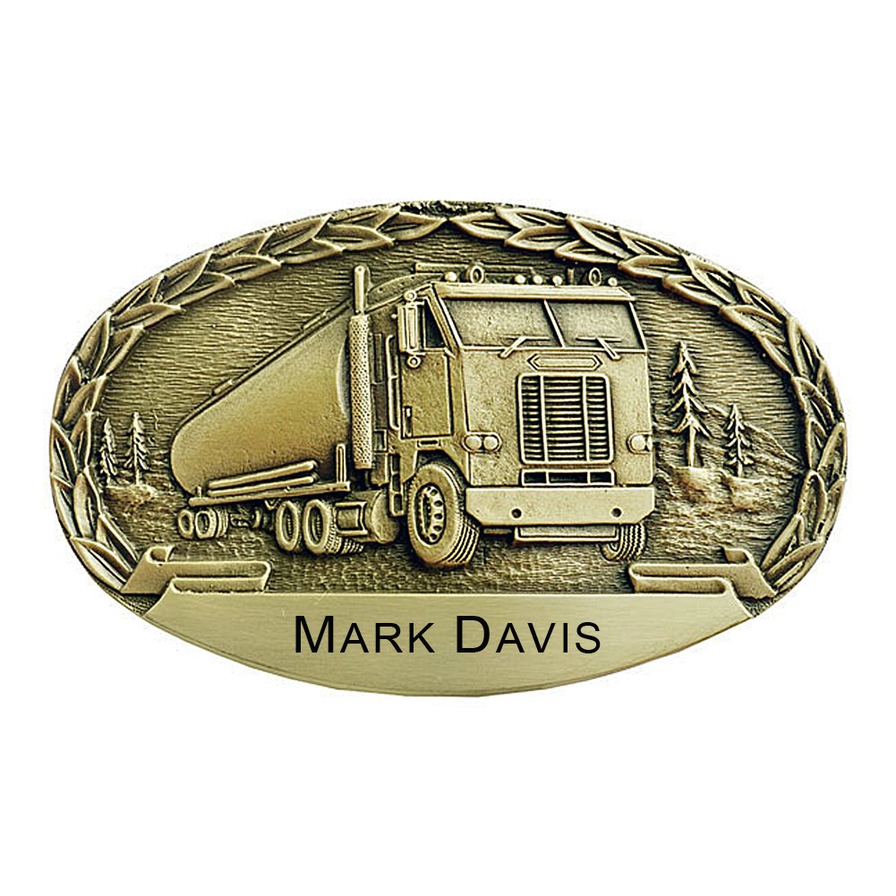 Indiana Metal Craft Cabover Personalized Belt Buckle OBM152P IMC-Retail