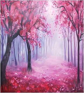 Forest Oil Painting Dishwasher Cover Magnet Decor,23x26inch Large Metal Dishwasher Front Door, Reusable Decal for Kitchen Dishwasher Decal for Home Decor Washing Machine Refrigerator
