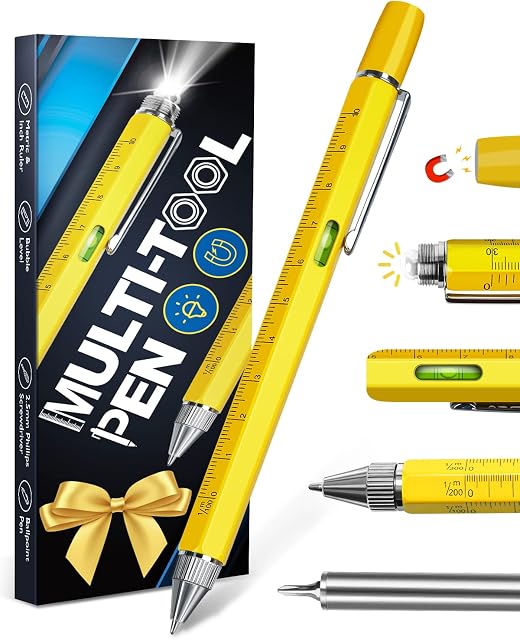 Mens Valentines Gifts for Husband Boyfriend, Multi Tool Pen Valentines Gifts for Him Grandad Birthday Gifts for Men Funny and Unusual Presents for Men Father s Day Gifts for Men Who Have Everything