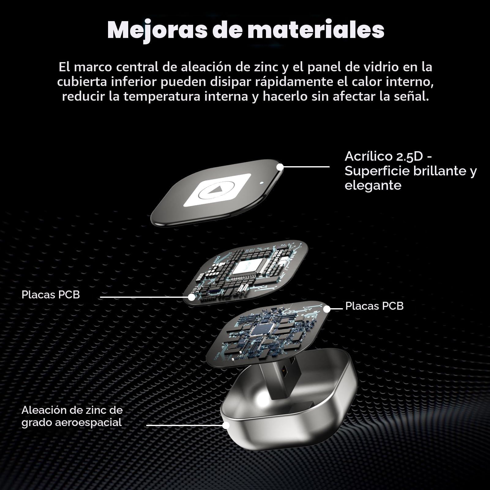 Spedal CL322 Adaptador Inalámbrico CarPlay y Android Auto, Mini USB CarPlay, Convierte Cableado a Inalámbrico, Plug & Play, Reconexión Automática, Compatible con iPhone 6+/Android 11+ (Coches 2016+)