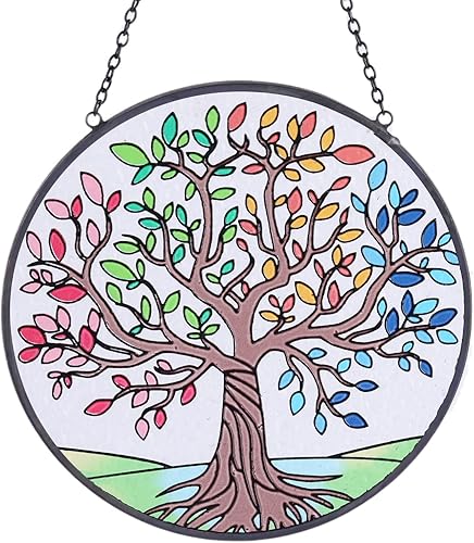 Gato negro durmiendo vidriera colgante en la luna regalo hecho a mano con temática de gato para amantes de los gatos, decoración de Halloween