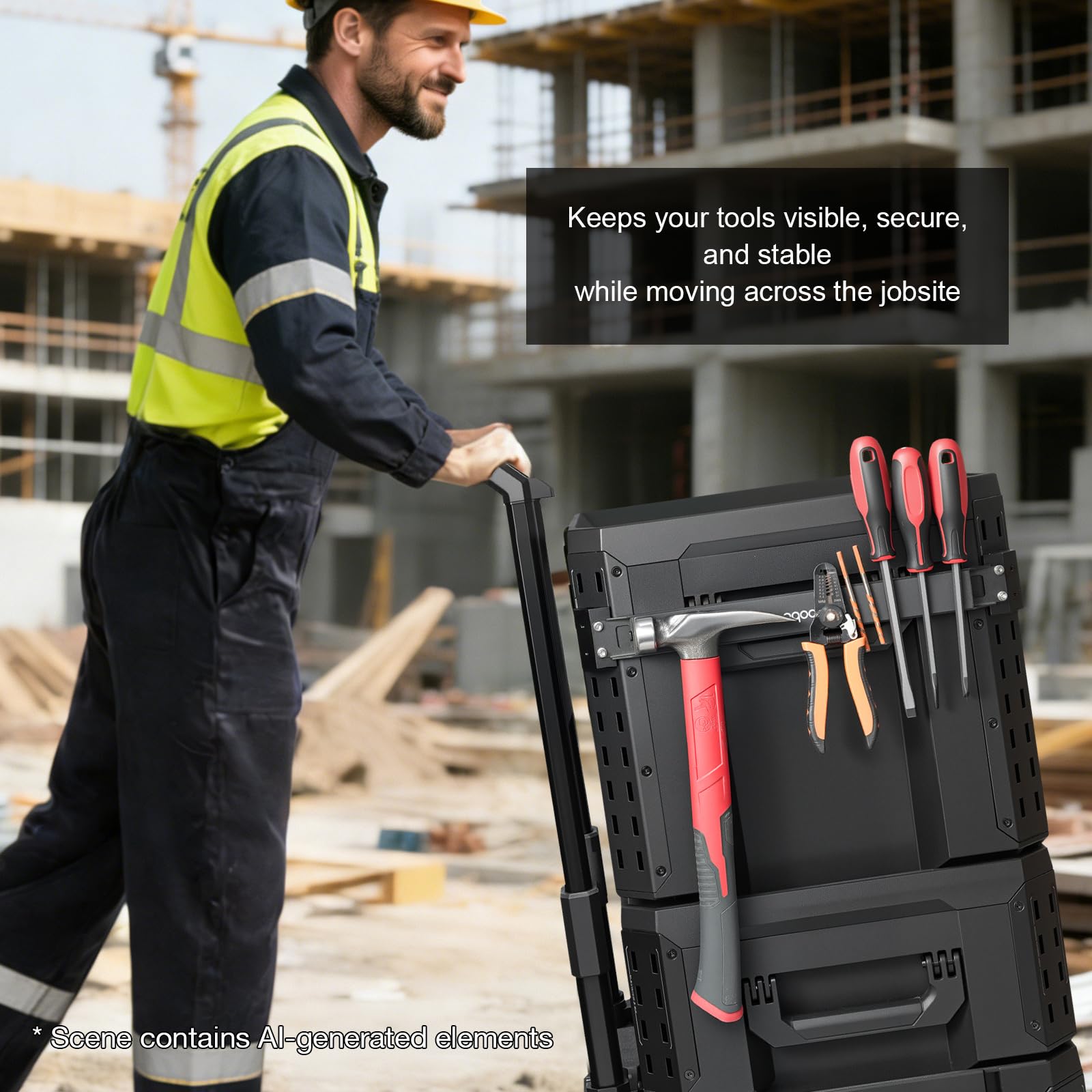 ToughBuilt Tool Holder - Magnetic Bar Mount -6