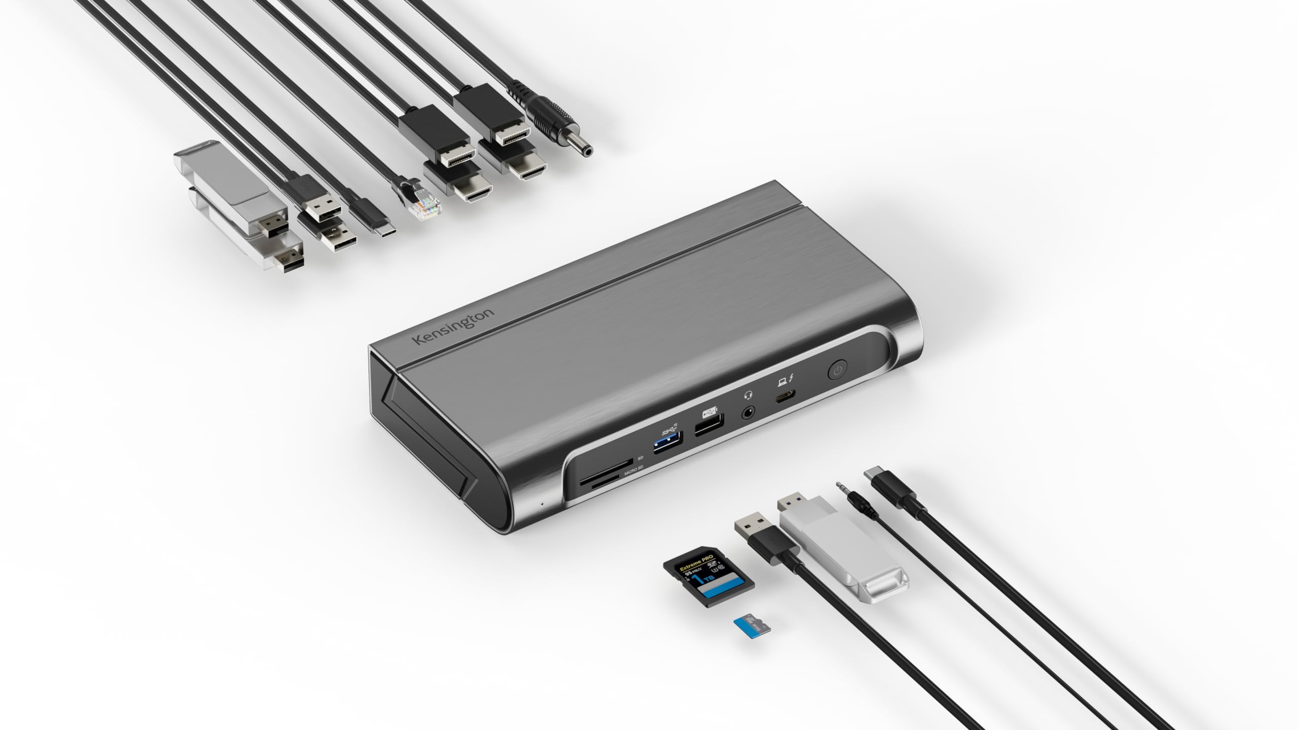 Kensington Ad4010t4 Thunderbolt 4 And Usb4 Quad Video Docking Station