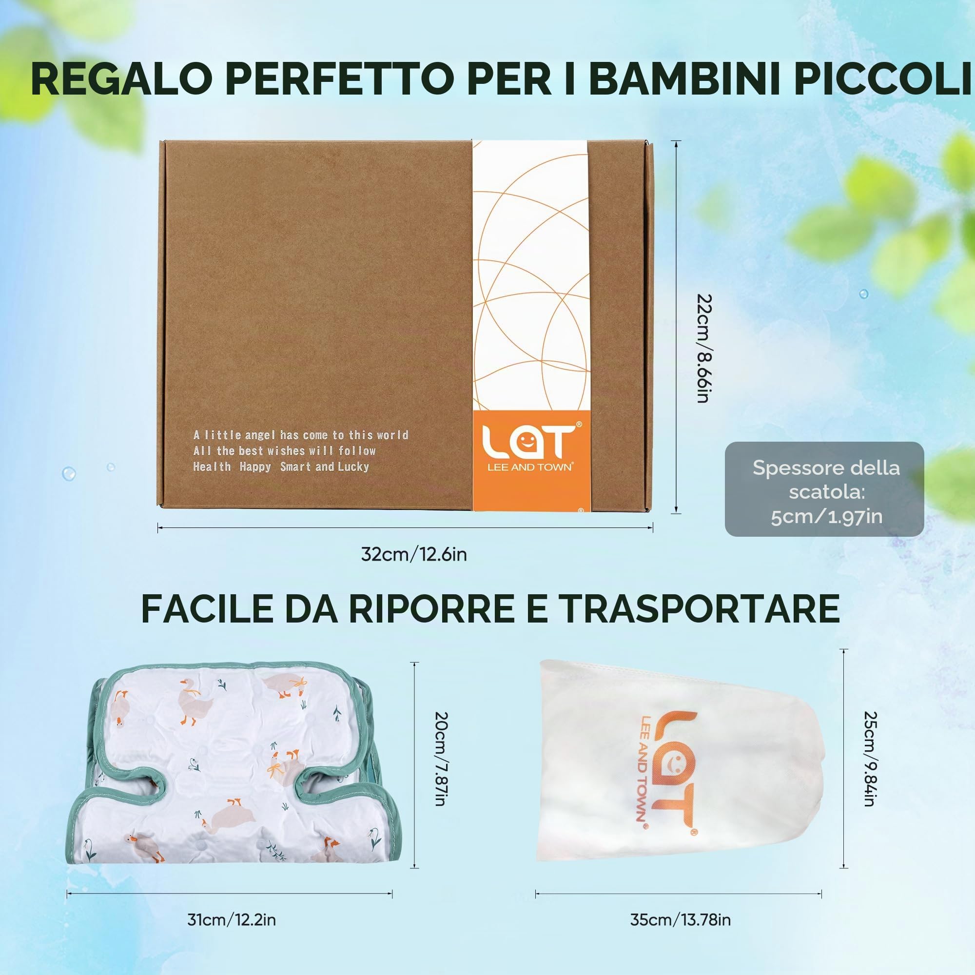 LAT Materassino Passeggino Estivo, Copripasseggino Estivo, Cuscino Refrigerante per Passeggino, Cuscino Passeggino Universale 70x34cm (B)