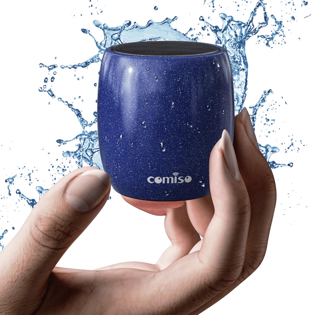 Small Speaker Bluetooth Speaker with 360 HD Stereo Sound and Robust Bass Mini Speakers with Hands-Free Call IP67