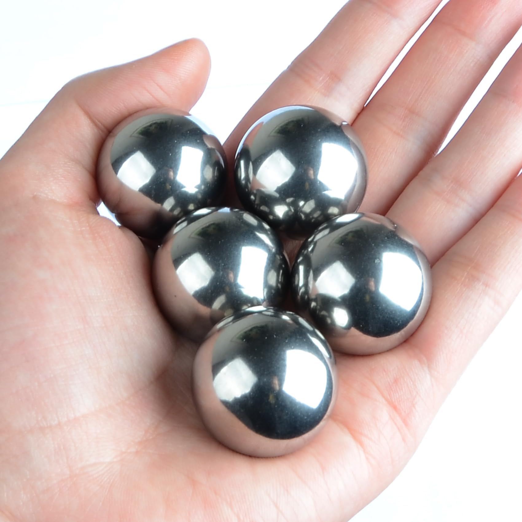 5 Pcs 1" Super Precision Bearing Balls, G16 Chrome Deep Groove Balls