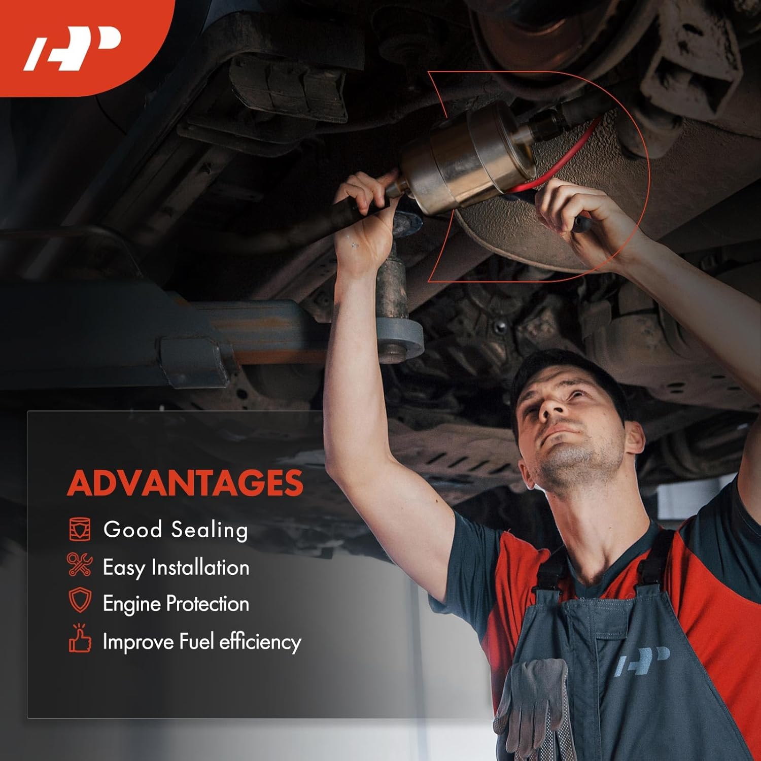 A-Premium Fuel Filter Compatible with Mercedes-Benz E250 2014-2016, E320 2007-2009, E350 2011-2013, GLK250, ML320, ML350, Sprinter 2500 3500, GL320, GL350, R320, R350 & Freightliner Sprinter 2500