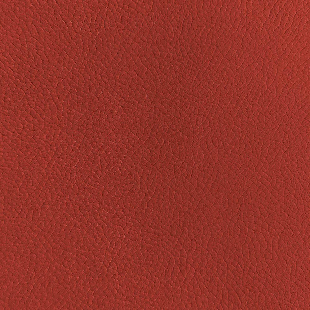 Deshome GUS - Tessuto al Metro Idrorepellente effetto Pelle per divani, cuscini, complementi d'arredo (Rosso corallo, 10 metri)