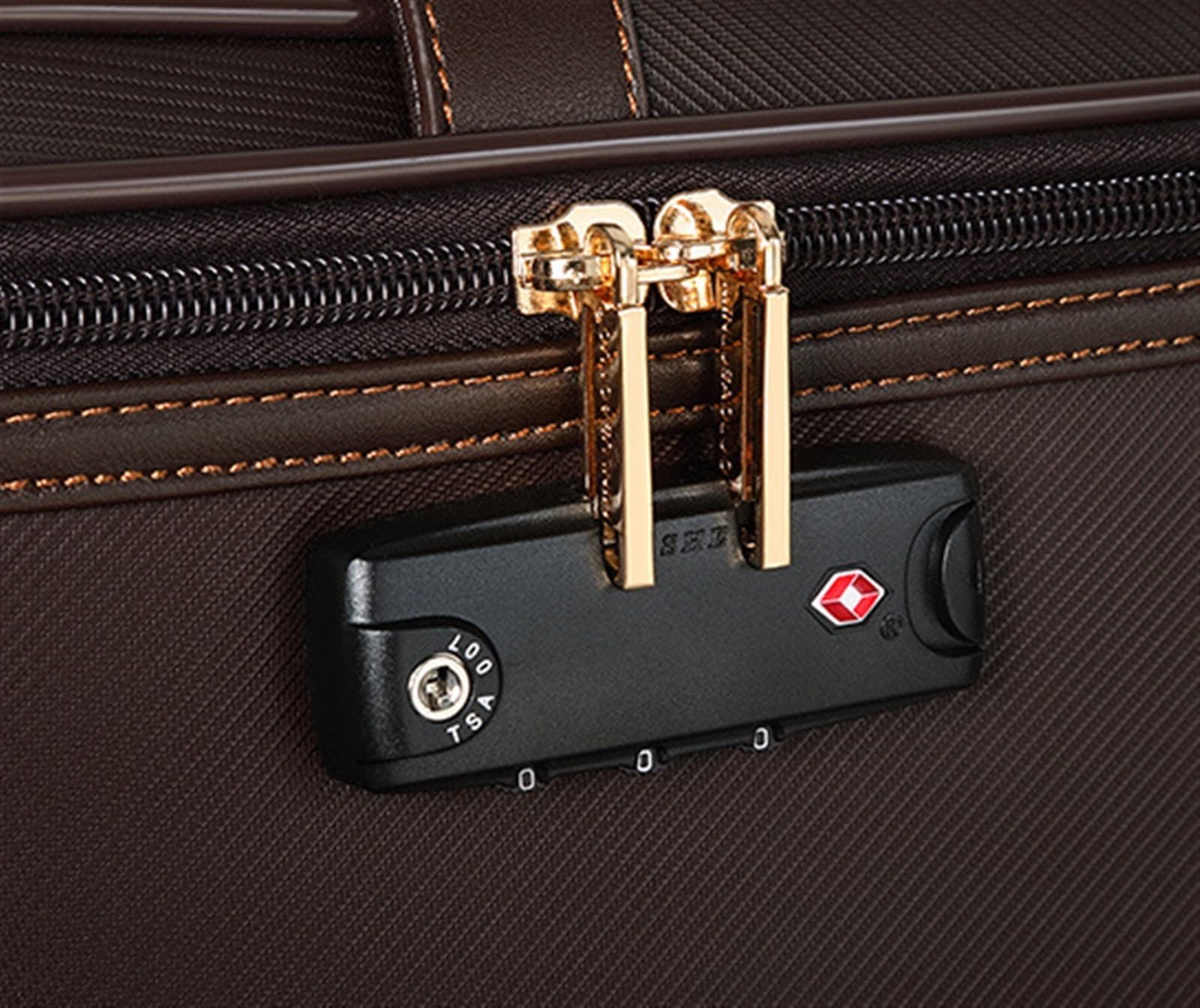 Valigia Borsa Trolley da 2 Pezzi Viaggio Cabina in Pelle Artificiale con Ruote Bagaglio a Mano(A)