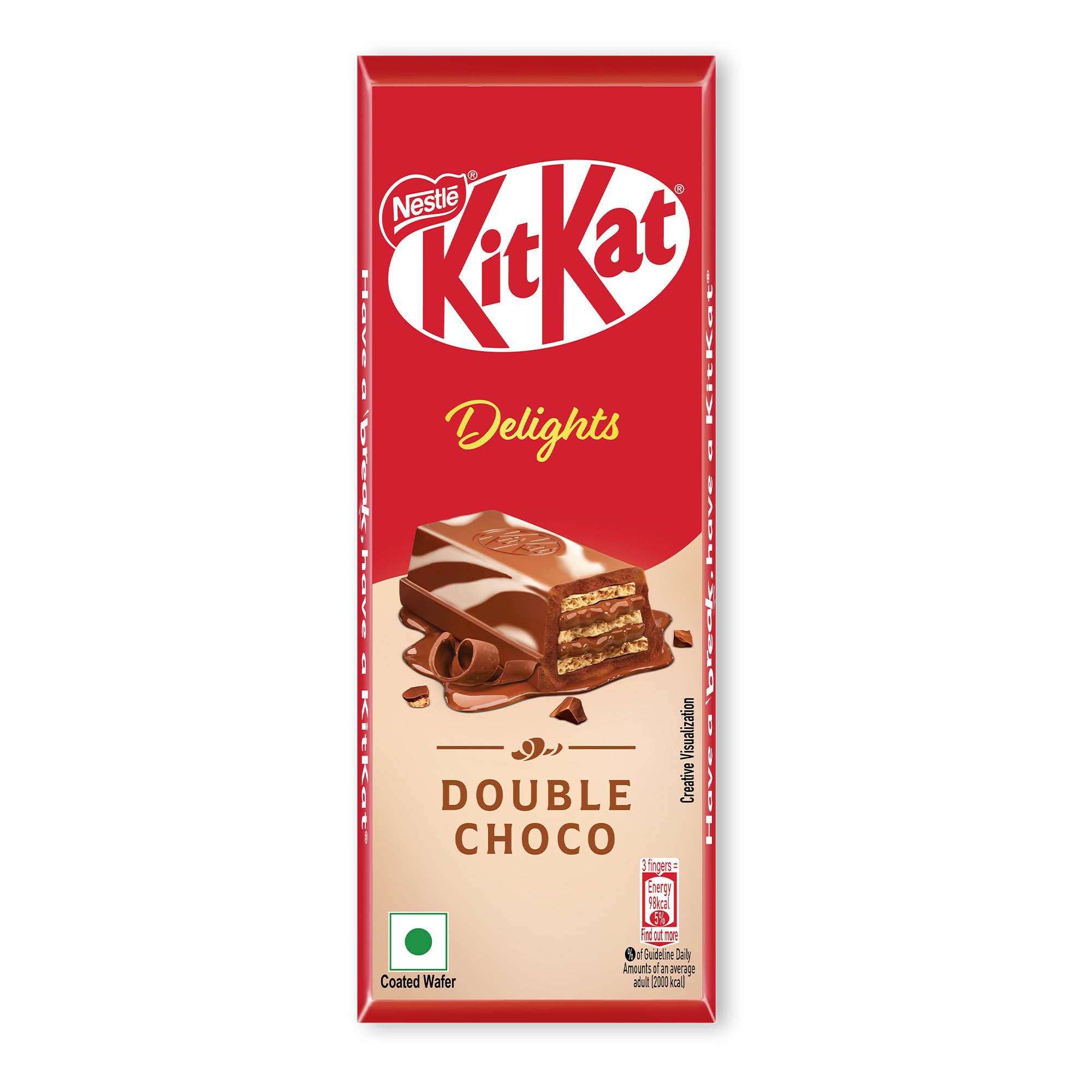 KIT KAT Double Chocolate Coated Wafer Bar, 63g, Pack-image-34