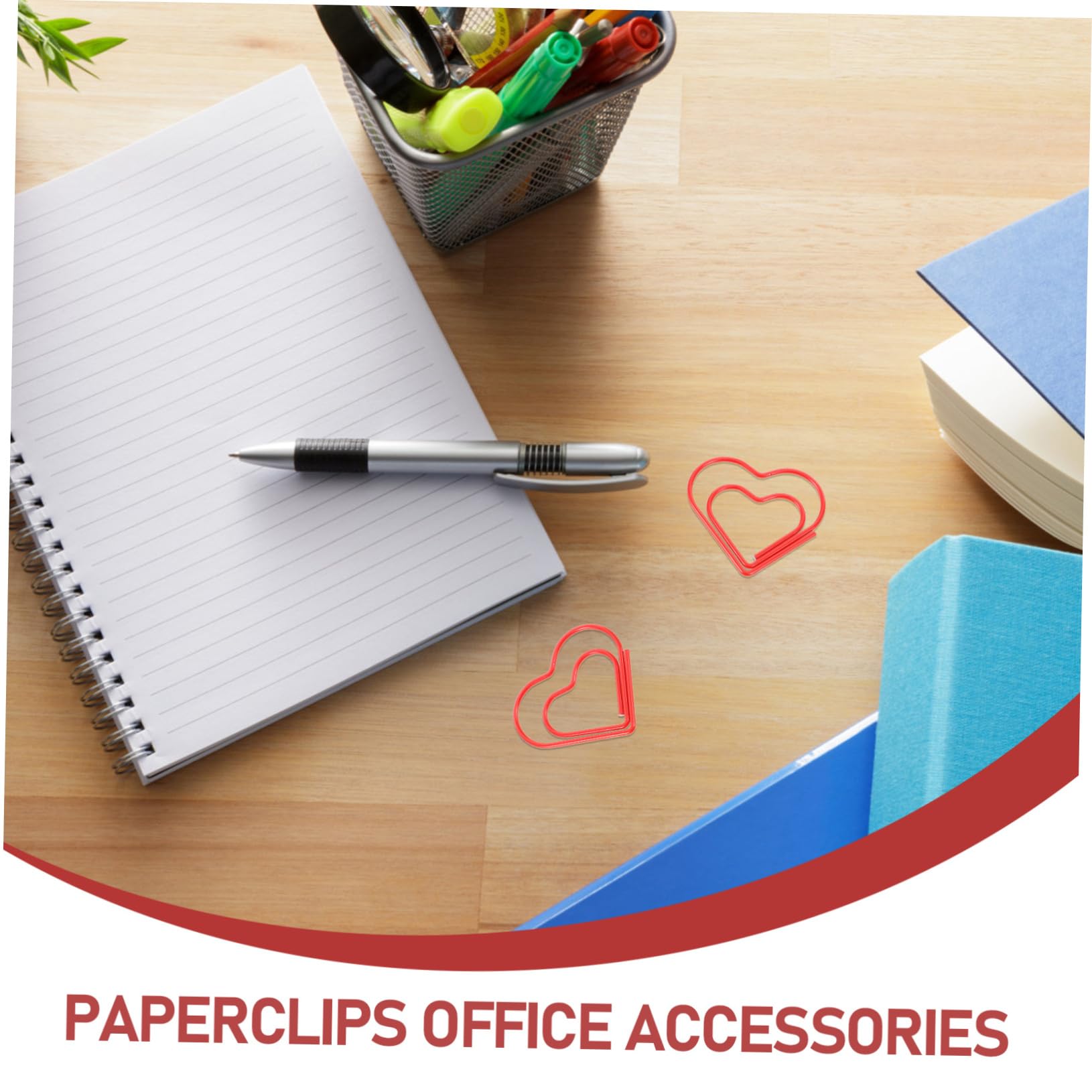 Tofficu 300stücke Herzförmige Büroklammern Rot Nonskid Papierclips Für Schule Büro Zuhause Dekorative Klammern Für Dokumente Dateien Lesezeichen Hochwertige Metallmaterialien Für
