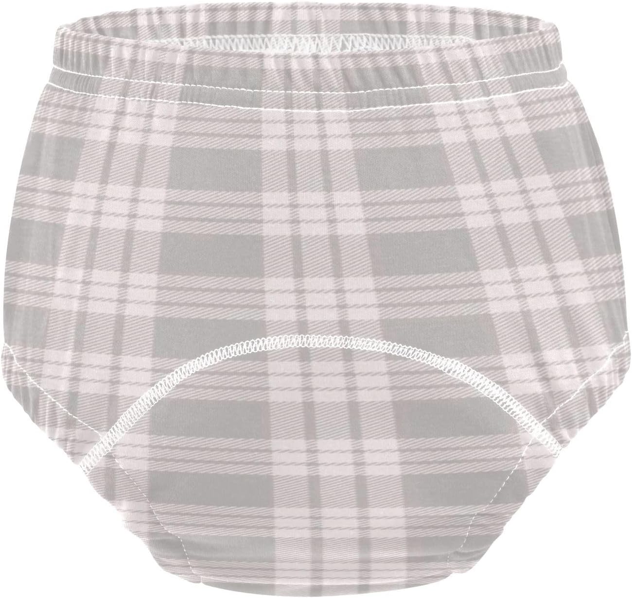 Baby Underwear Potty Training Absorb Water Grey Checkered Pattern Overnight Potty Training Underwear Pants Panties