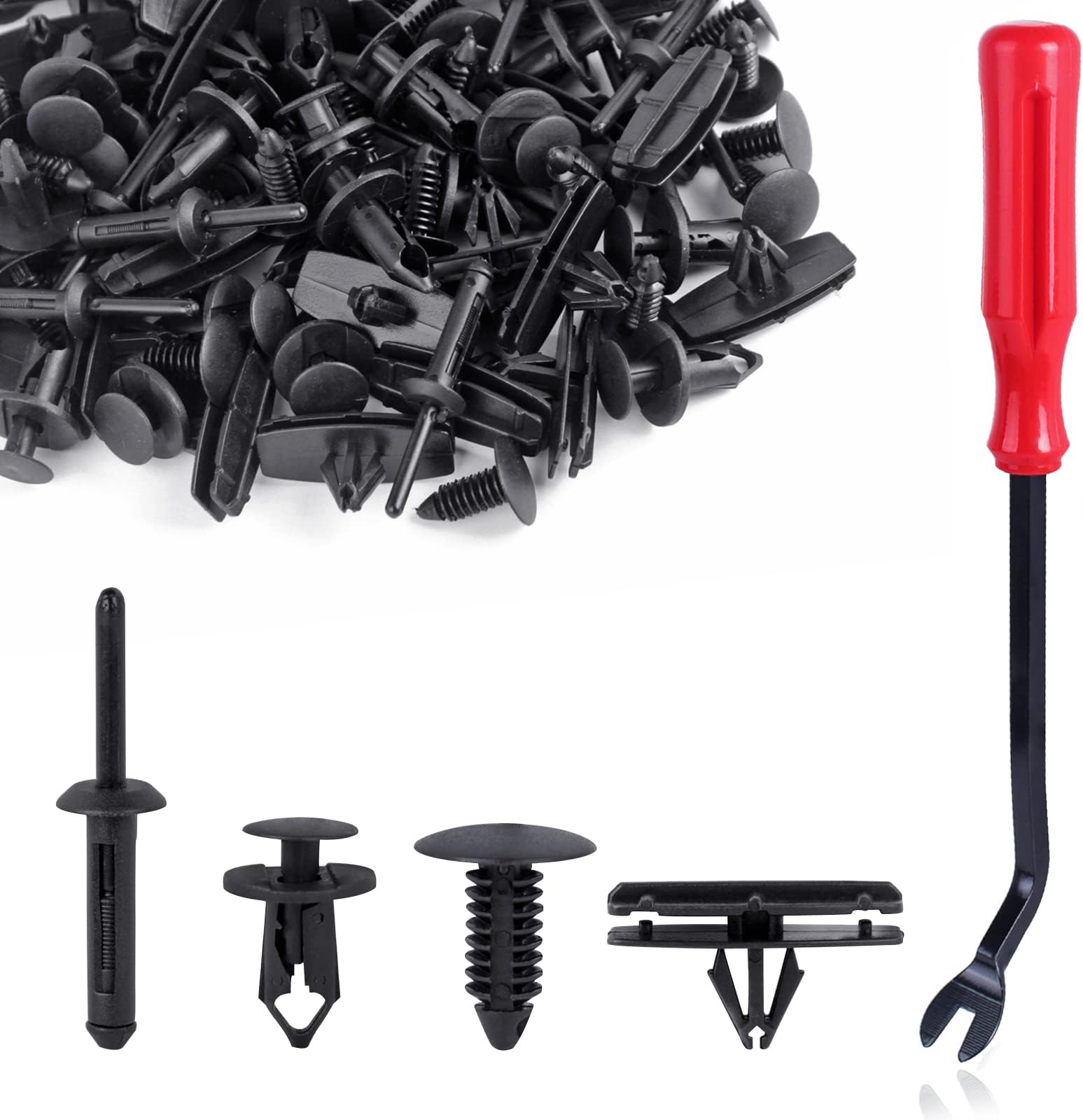 Rexka 20pcs Fender Wheel Flare Moulding Clip for Jeep