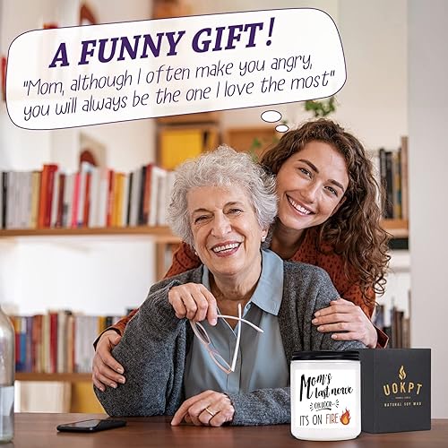 Miniatura 2 de Regalos divertidos para la mejor mamá de hijo e hija, vela perfumada de lavanda, regalo para mujeres, ideas de regalo para el día de la madre,