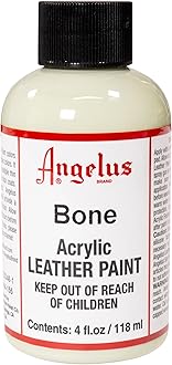 Acrylic Leather Paint, 4 oz., Bone