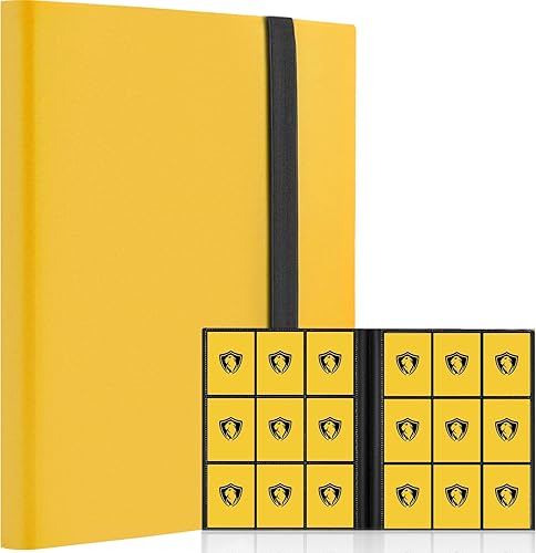 Miniatura 28 de Carpeta de tarjetas de 9 bolsillos con cremallera, libro porta tarjetas de 360 bolsillos, carpeta con cremallera de PU premium para TCG, MTG, 1-1