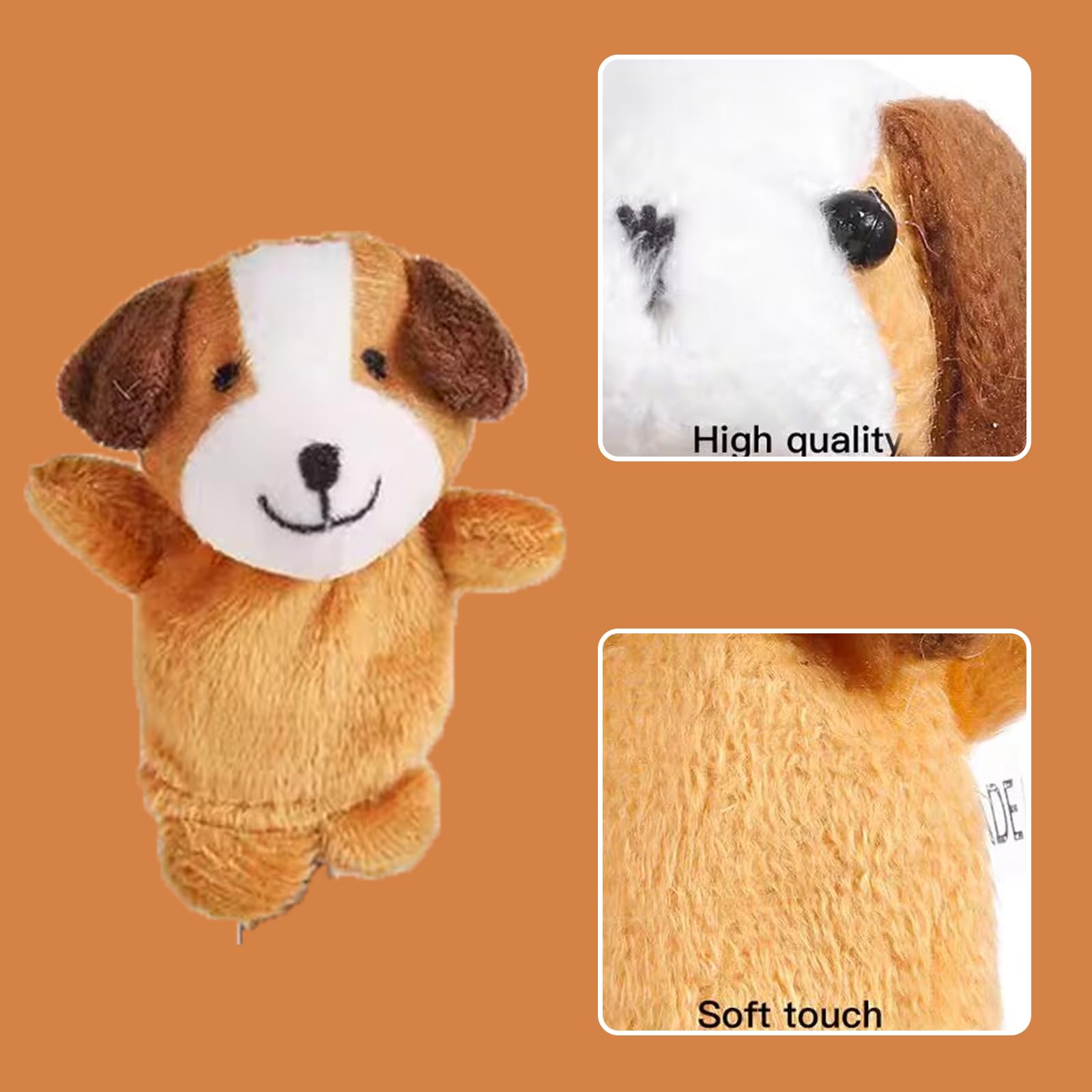 12Pcs Animal Finger Puppets for Babies and Toddlers - Cute Plush Zoo Theme Doll Set, miniature - Image 4