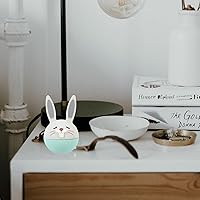 Vista 4 de Toyvian Cute Mechanical Kitchen Timer Baking Timer Small Rabbit Design Thin Green for Cooking Time Management and Classroom Use