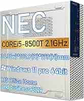 NEC Mate ミニPC i5-8500T 16GB 512GB Core i5-8500TやWindows10 Pro搭載のNEC製ミニPCが29,800円