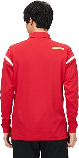 Amazon | [マンシングウェア] ハーフジップ長袖シャツ 吸汗 UVCUT