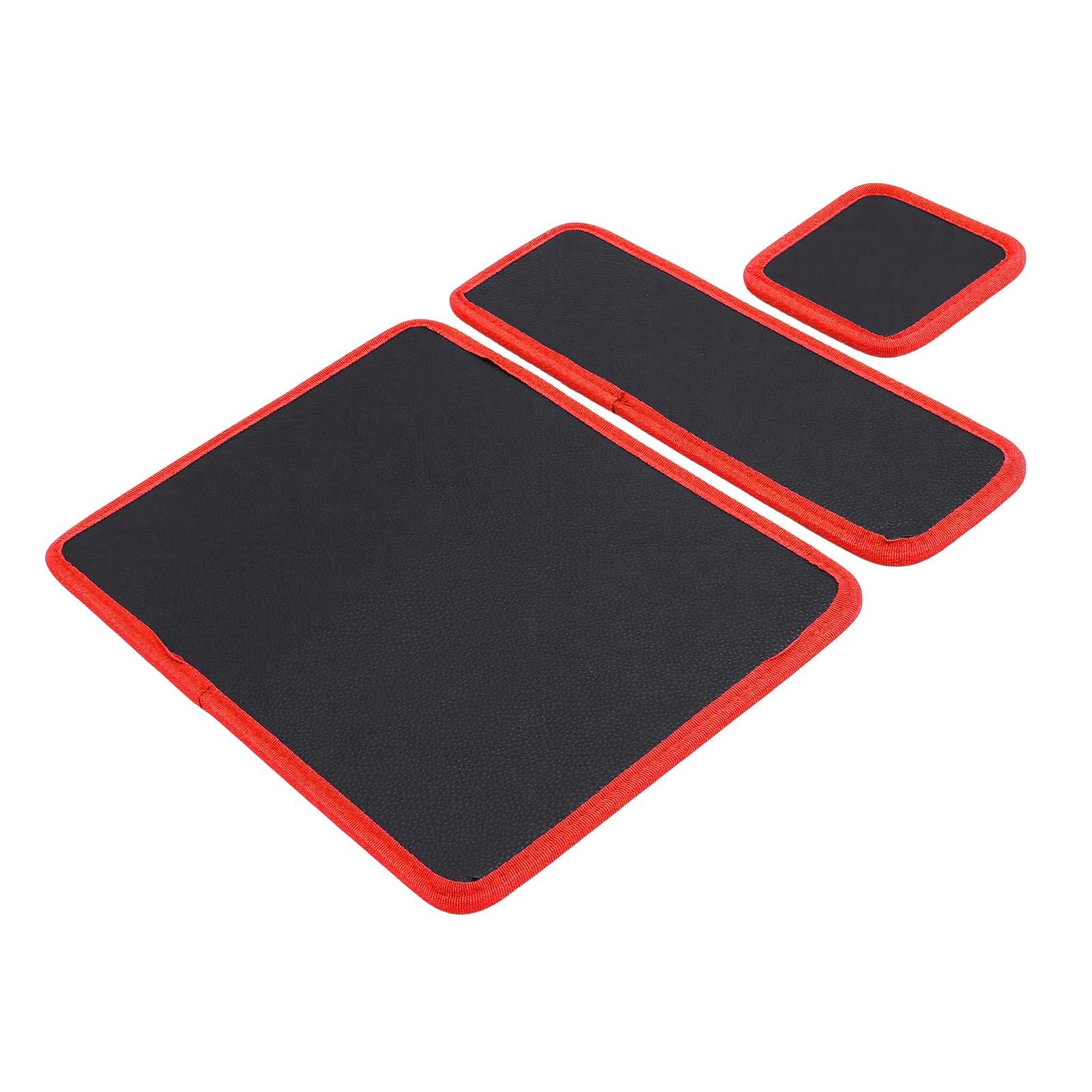 Jiawu 3-częściowy Zestaw Magnetycznych Mat Narzędziowych 12,8 X 9,64 Cala, 12,8 X 4,1 Cala, 4,33,33 - Elastyczna Mata Magnetyczna do Nakrętki śruby Klucza, Uchwyt na Części Metalowe do Warsztatu