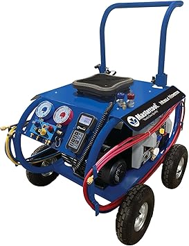 Mastercool 91788 R134a Mobile Monster Heavy-Duty Refrigerant Recovery & Charging Station