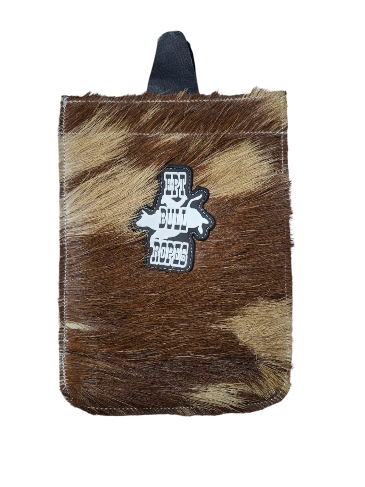 EPT Bull Ropes Rodeo Bull Riding Hair Hide Leather Bag for Rosin 8