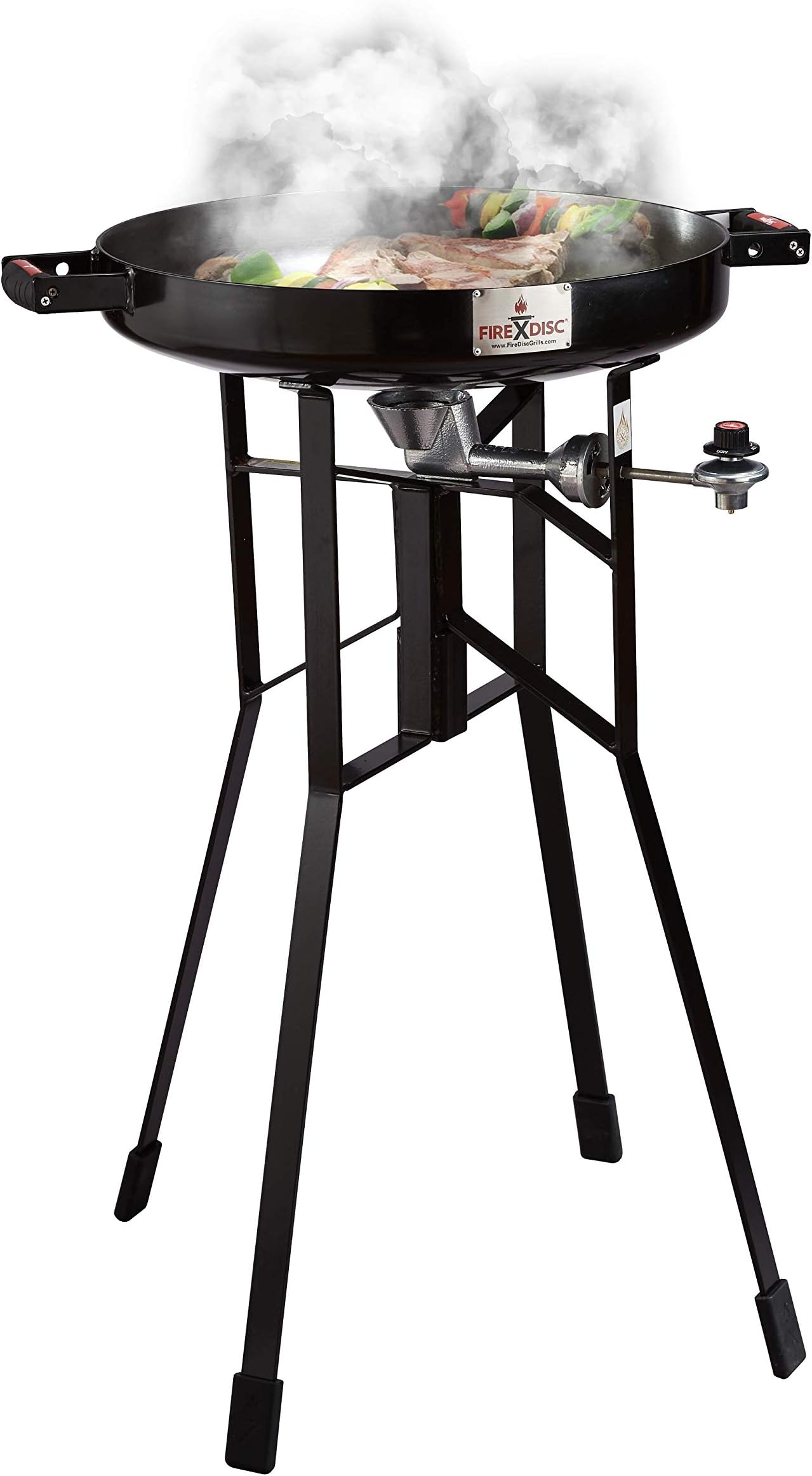 The Original FIREDISC 36” Tall Propane Cooker | Single Burner Propane Stove | Outdoor Burner with Wok | Propane Gas Burner for Outdoor Cooking | Propane Burner for Camping | 41 x 33 x 6 inches | Black