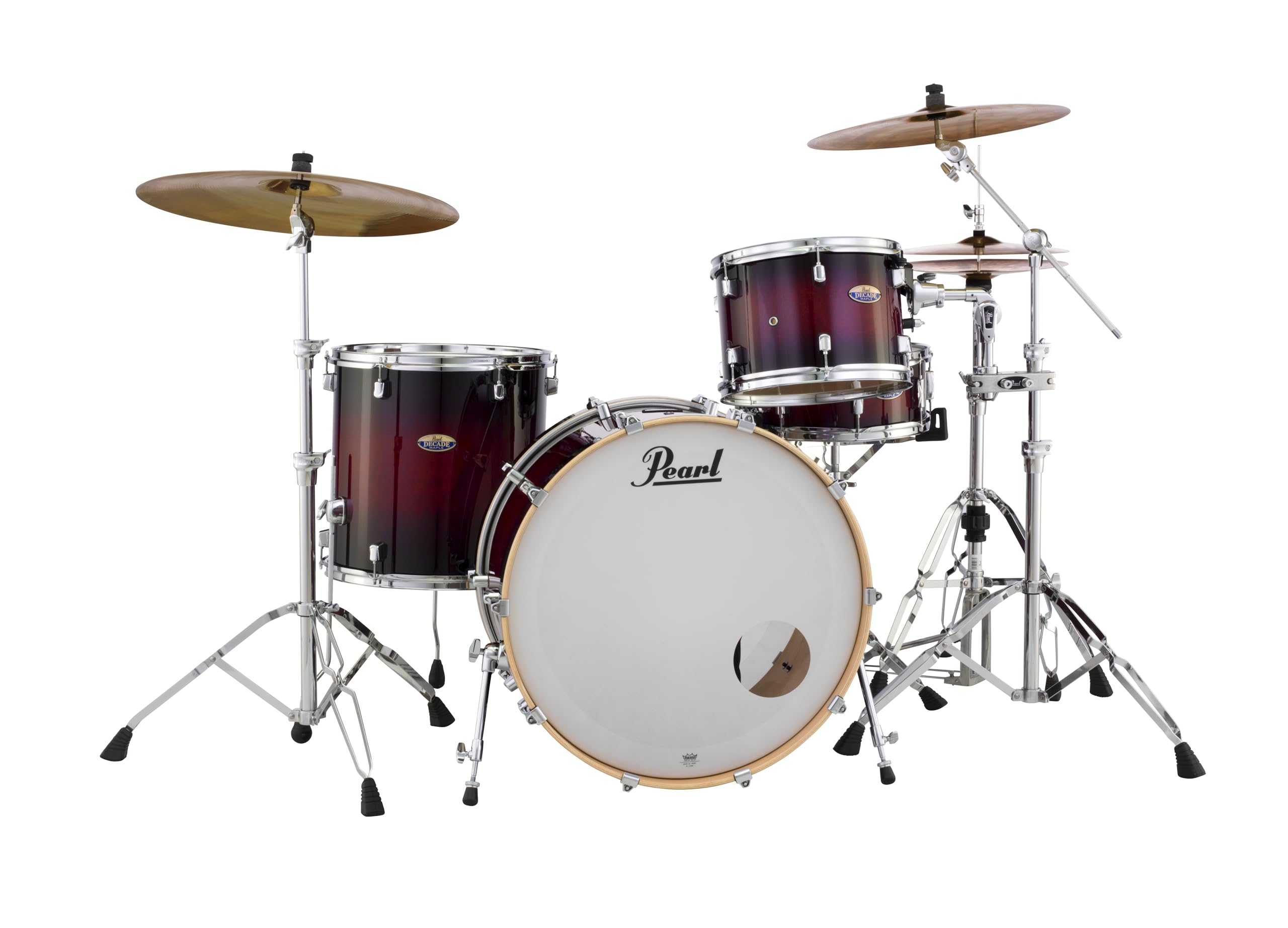 Pearl Drum Set, Gloss Deep Red Burst, inch (DMP943XPC261