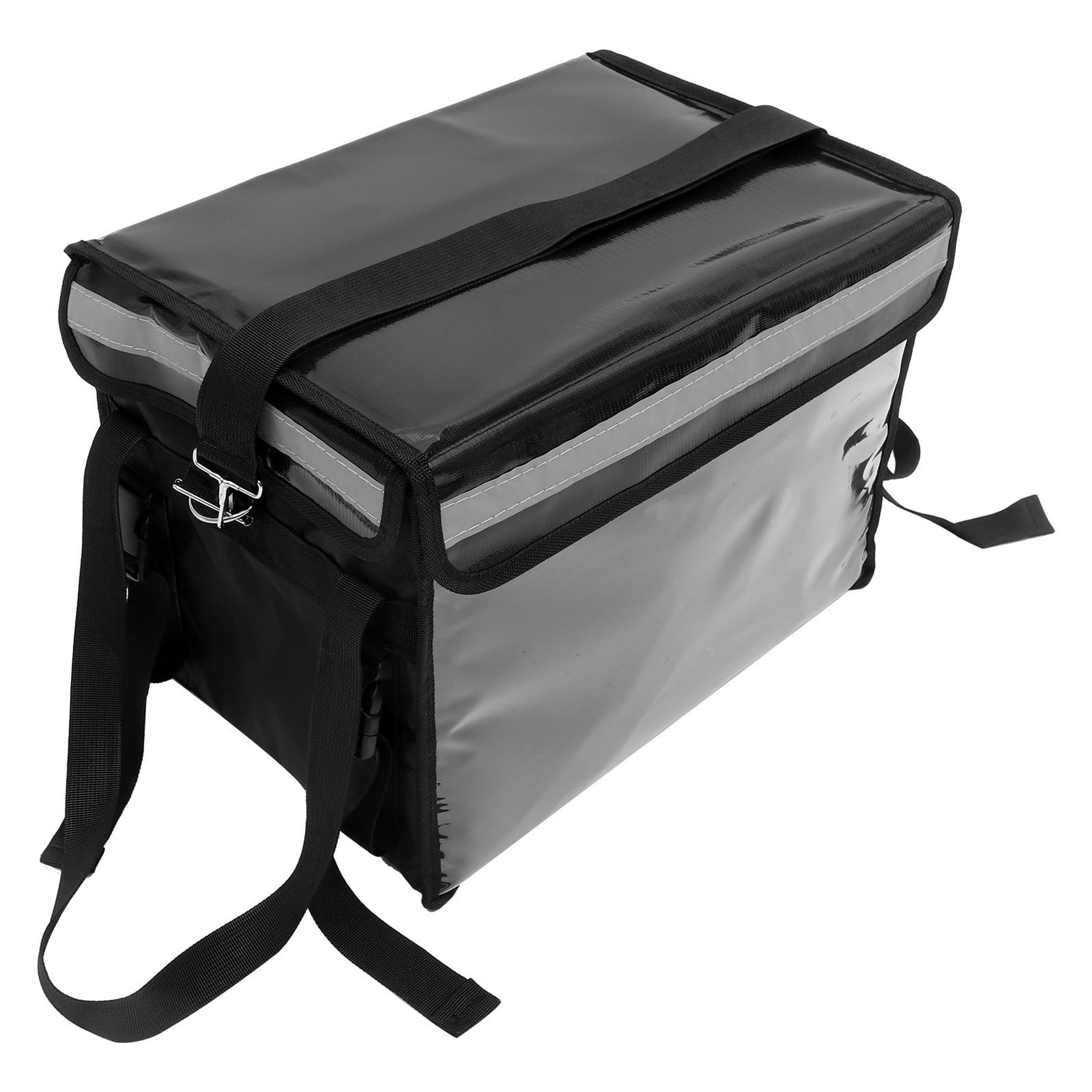 Luxshiny Caja Térmica Portátil de 32l en Nylon, Retención de Calor, Negra