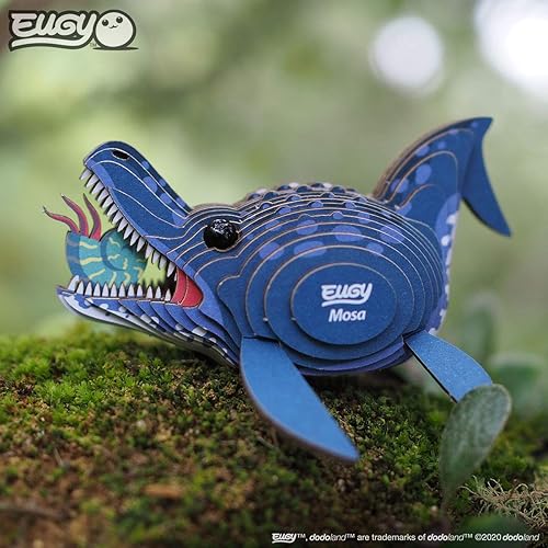 Miniatura 5 de Eugy Mosasaurus - Rompecabezas 3D de dinosaurio, 25 piezas, ecológico, educativo, para niños de 6 años en adelante