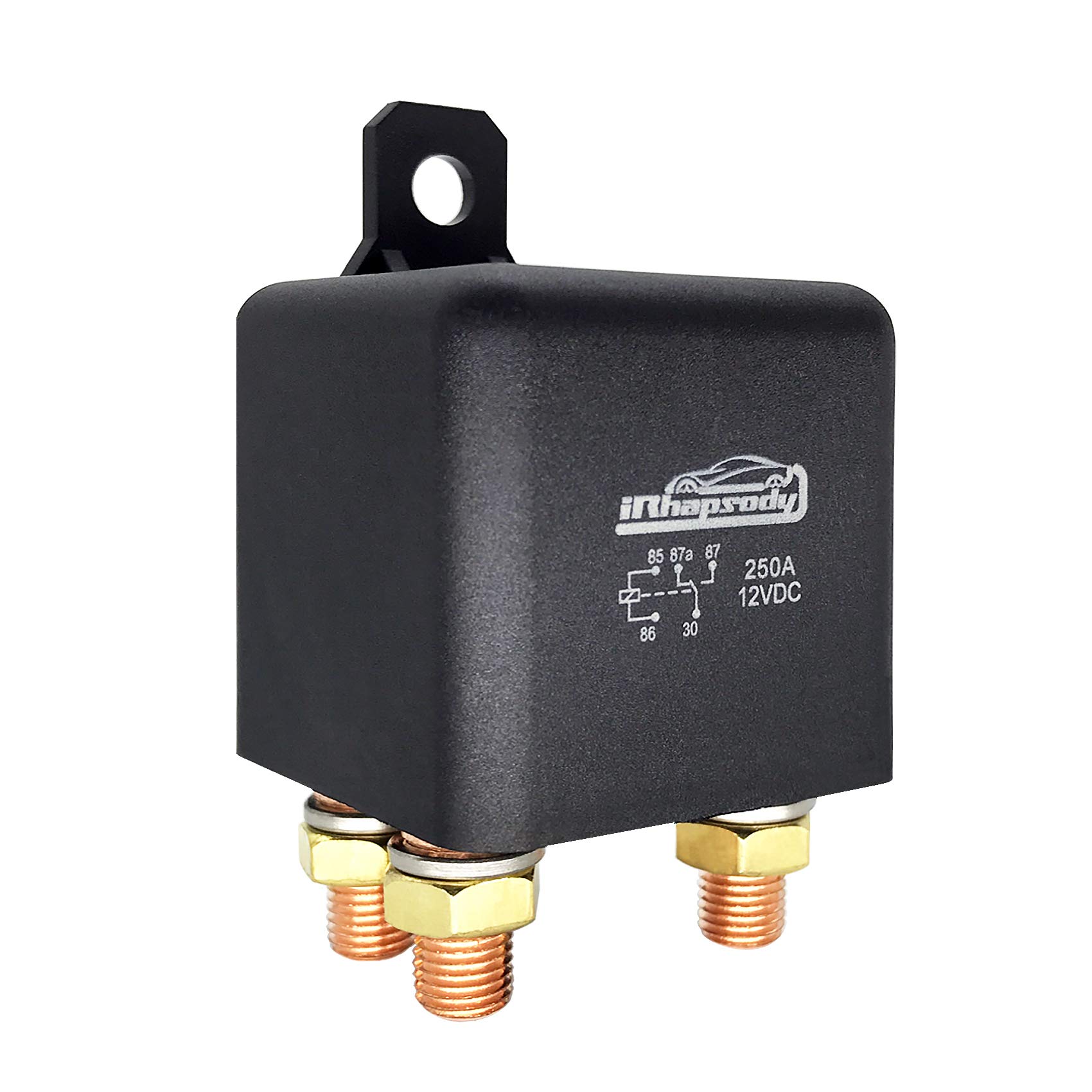 Buy irhapsody Relay 250A, 12V Continuous Duty Relay, 5 Pin Starter