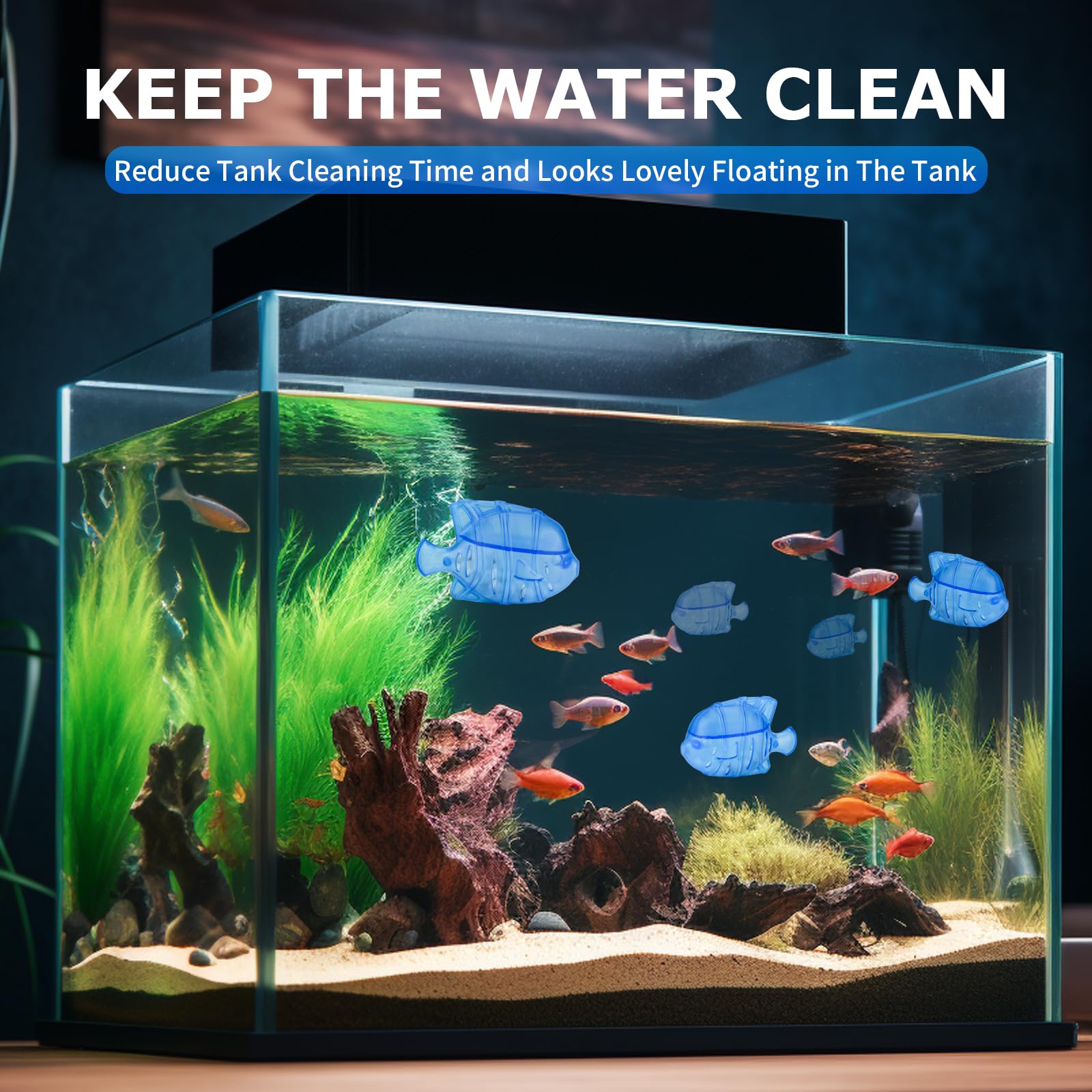 Snapklik.com : 16 Pack Humidifier Fish Cleaner, Universal Humidifier ...