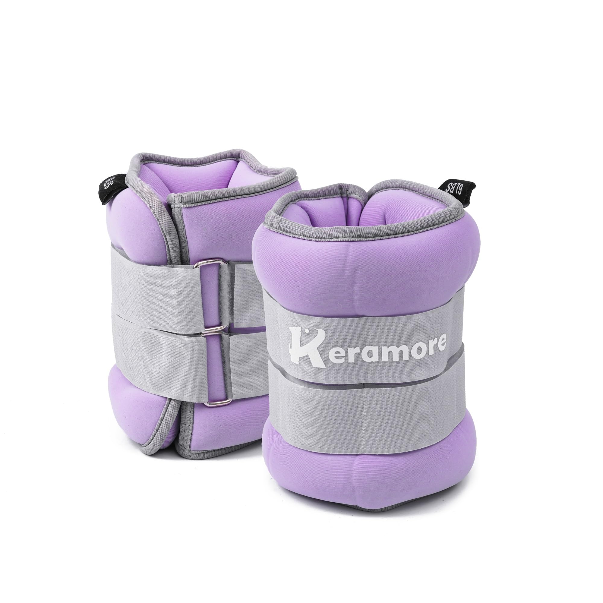 Pesi per caviglia (1 paio), per polso, braccio, mano e gambe, per donne, uomini, bambini, per esercizi, fitness, passeggiate, jogging, aerobica, yoga, fisioterapia, 5,4 kg (2,7 kg ciascuno), viola