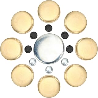 Freeze Plug Kit Brass Freeze Frost Plug Parts MPE-100BR Compatible with Chevy Small Block 283ci 305ci 327ci 350ci 1957-1997