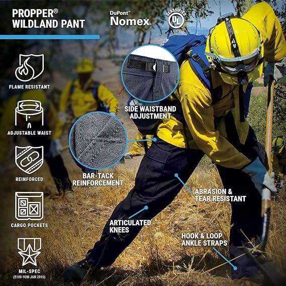 Propper Mens Wildland Fire Pants NFPA 1977 Compliant,