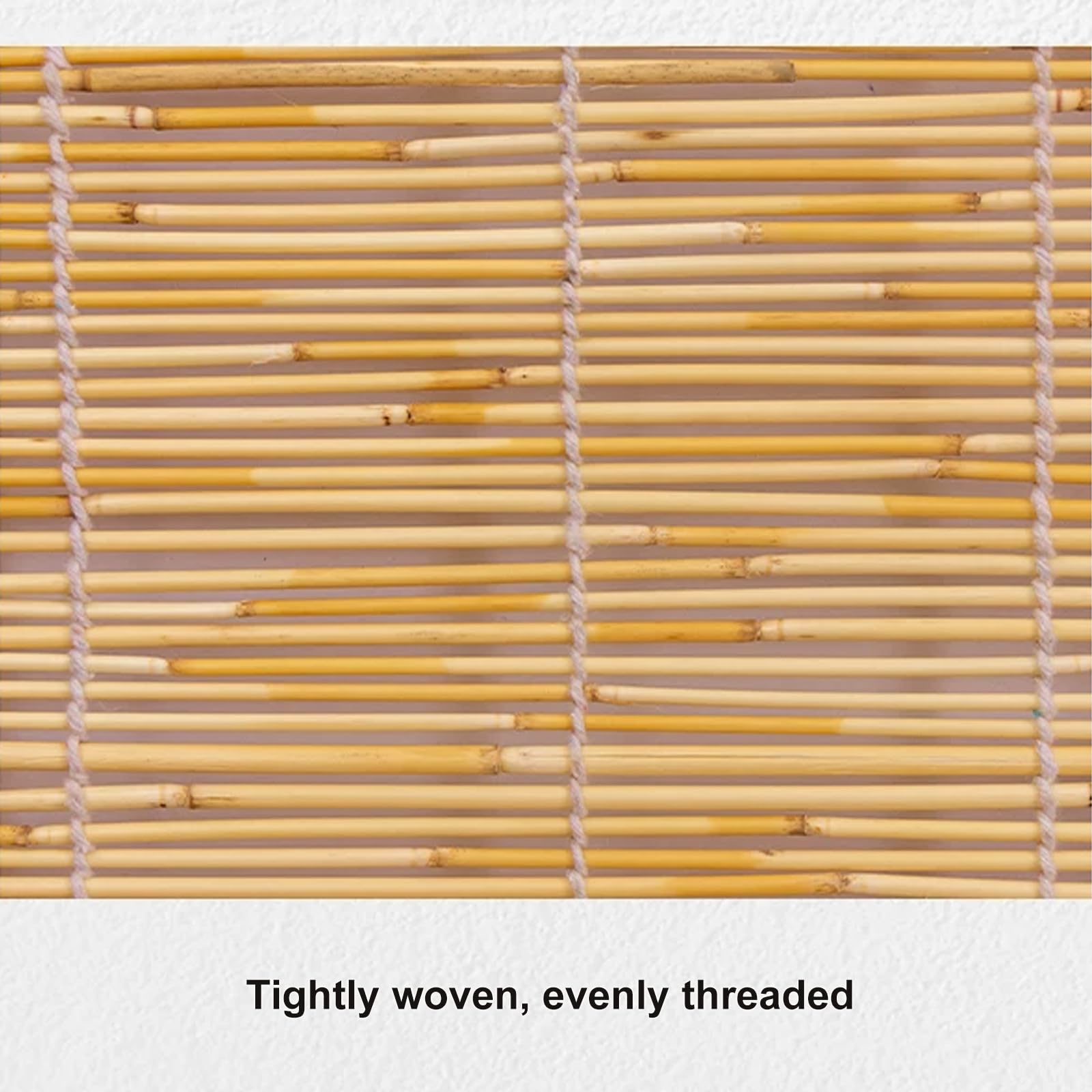 Tenda a Rullo in Bambù,Tapparella a Carrucola in Bamboo,Tapparelle in Reed (W115xH240cm)