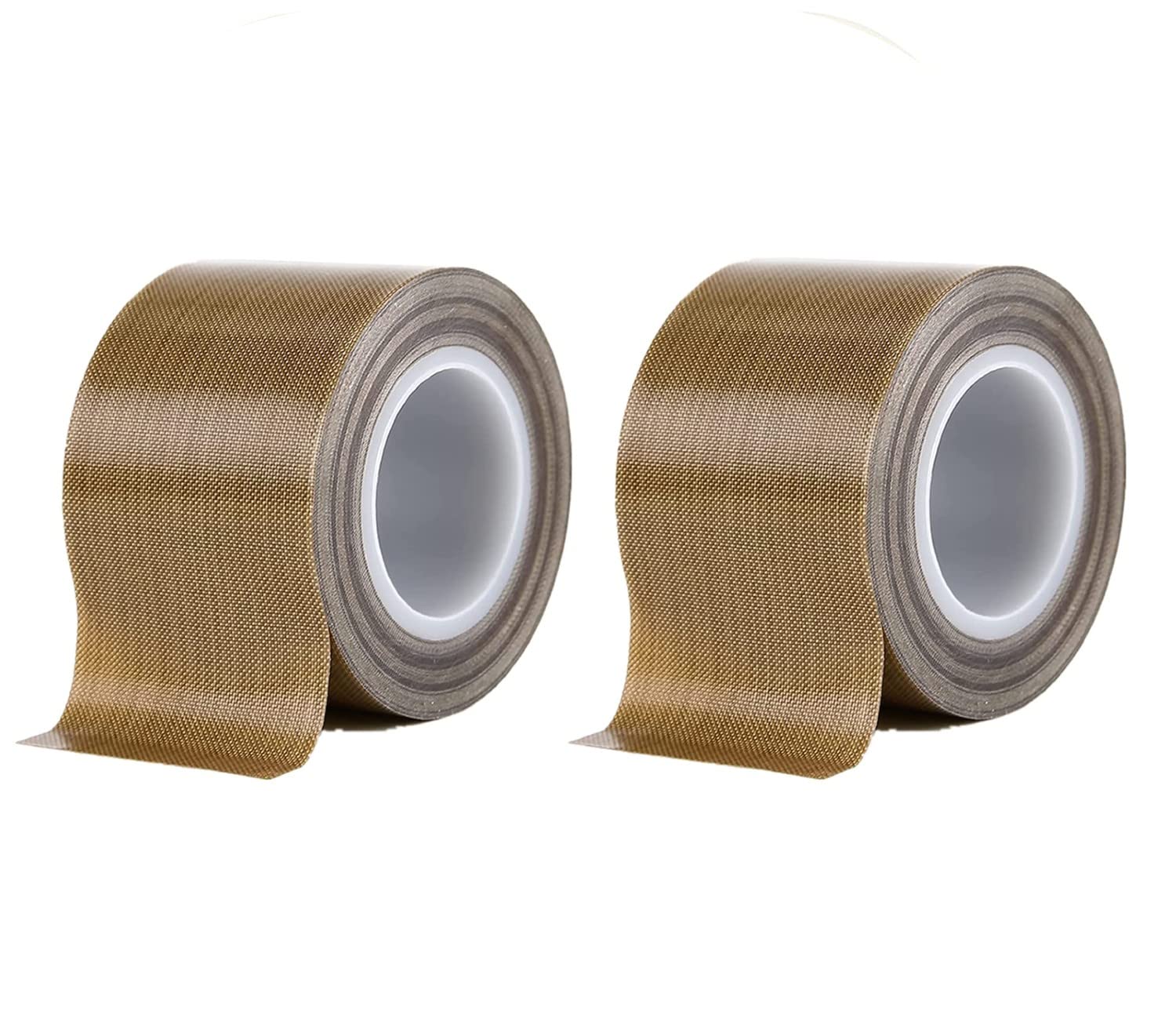 OSFT 2" Width x 11 Yard Roll PTFE Coated Fiberglass High Temperature Tape with Silicone Adhesive Cloth, Release Surface on Heat sealers, Vacuum Machine Sealing Tape with Adhesive (2) (B0C4LSDKC7) Amazon Price History, Amazon Price Tracker