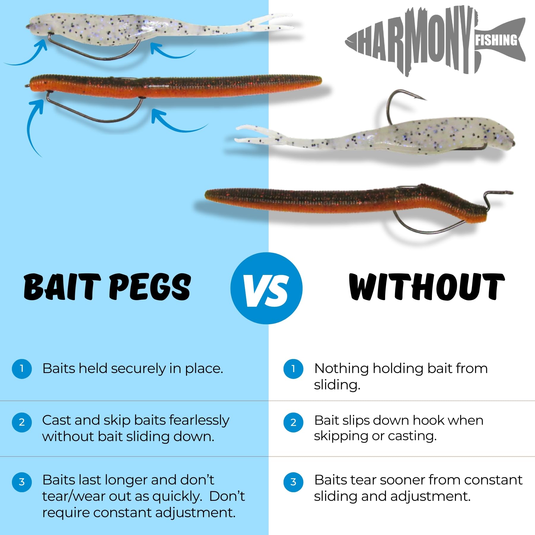 Bait Pegs (100 Pack)