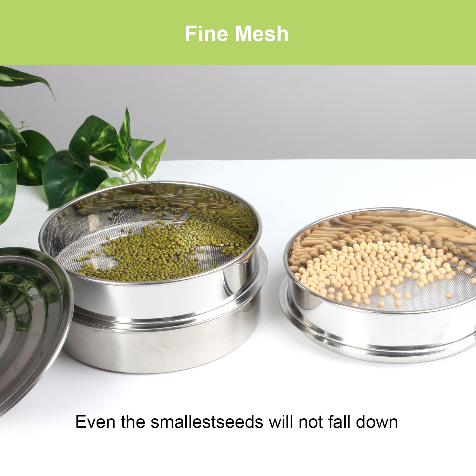 Kit De Germinación De Semillas De Acero Inoxidable Apilable - Para Hacer Brotes En Casa Sin Tierra