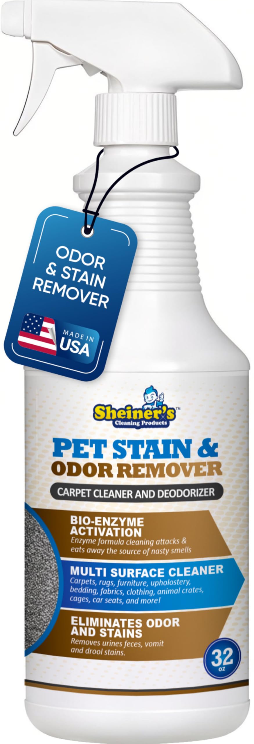 Sheiner's Pet Stain Remover & Pet Odor Eliminator