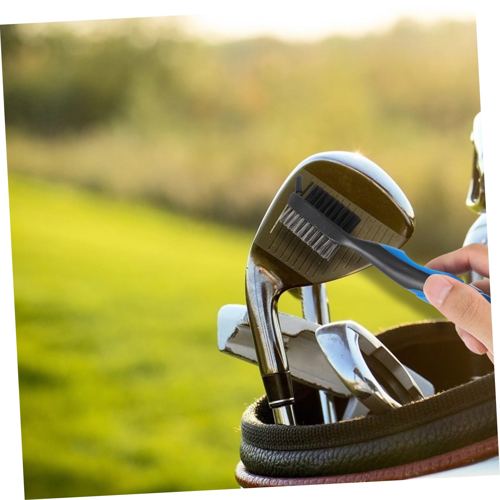BESPORTBLE 5 Sets Golfreinigung Golfzubehör Reinigungsmittelset Edelstahlset Golfreinigungszubehör Geschenkset Pick-Putting-Becherbürste Rillenreiniger Doppelseitige Bürste Nylon