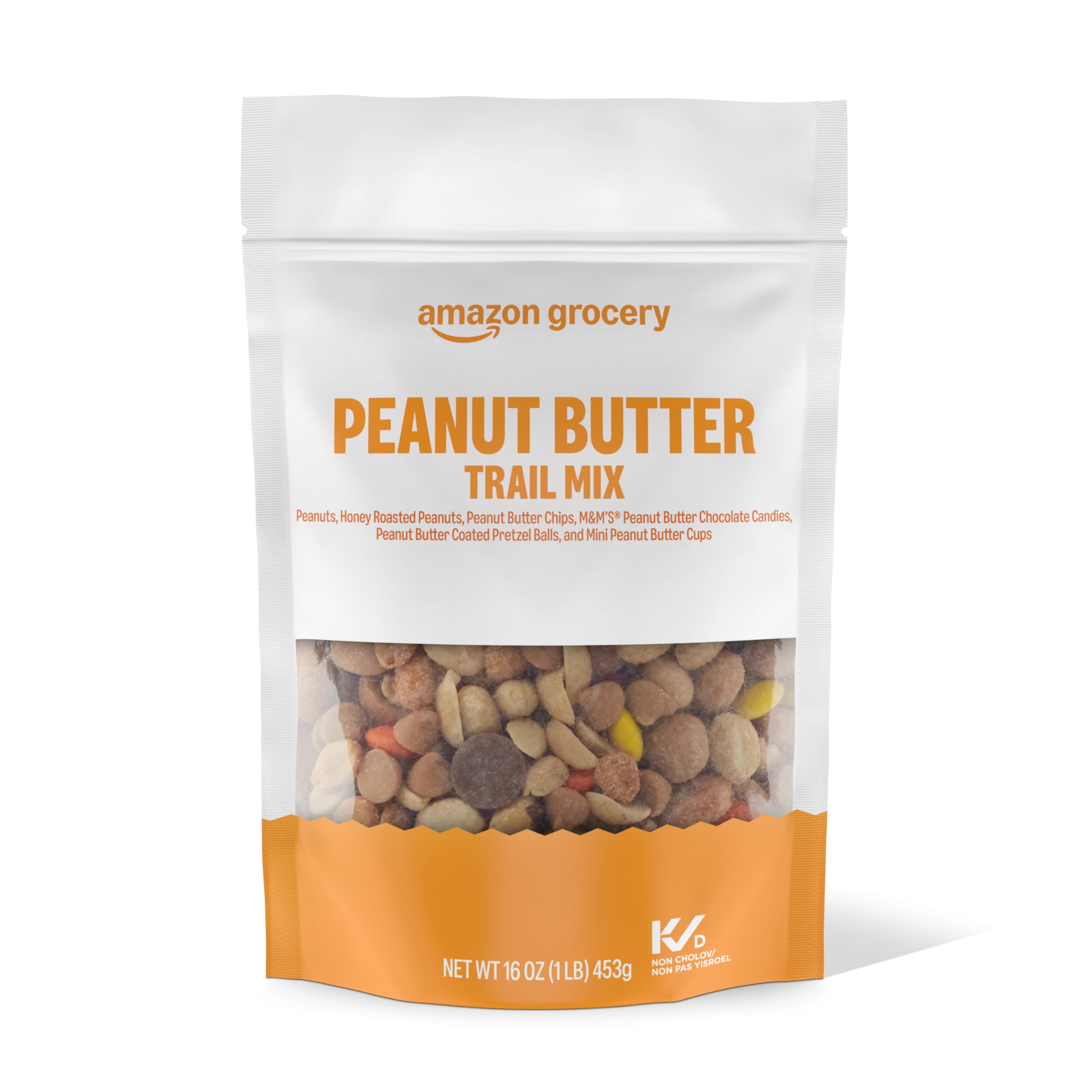 Amazon Brand - Happy Belly Peanut Butter Plenty, Trail Mix, 1 pound (Pack of 1)
