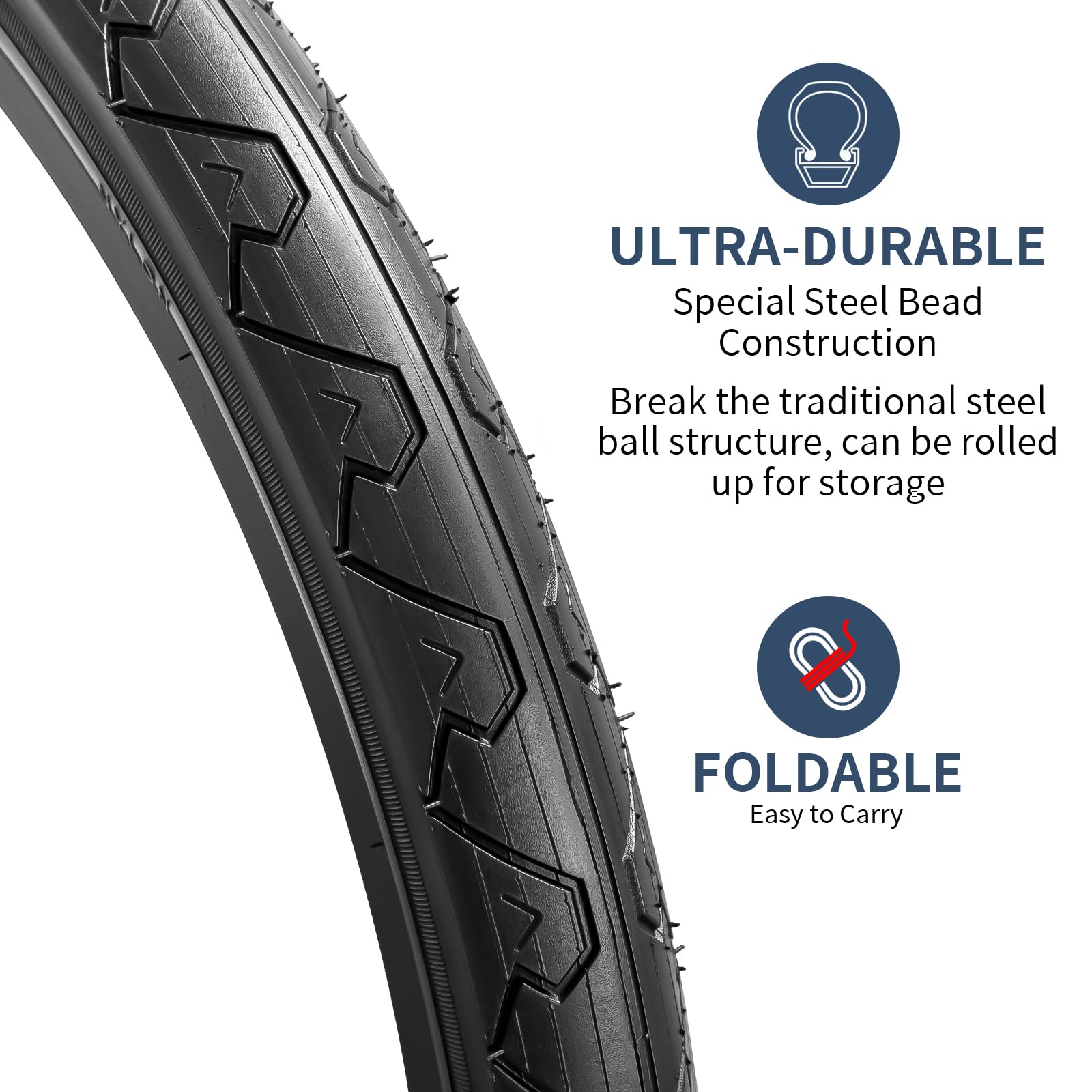 Amazon | YunSCM 2本セット,26 2.1 タイヤ,26x2.1 54-559自転車タイヤ+