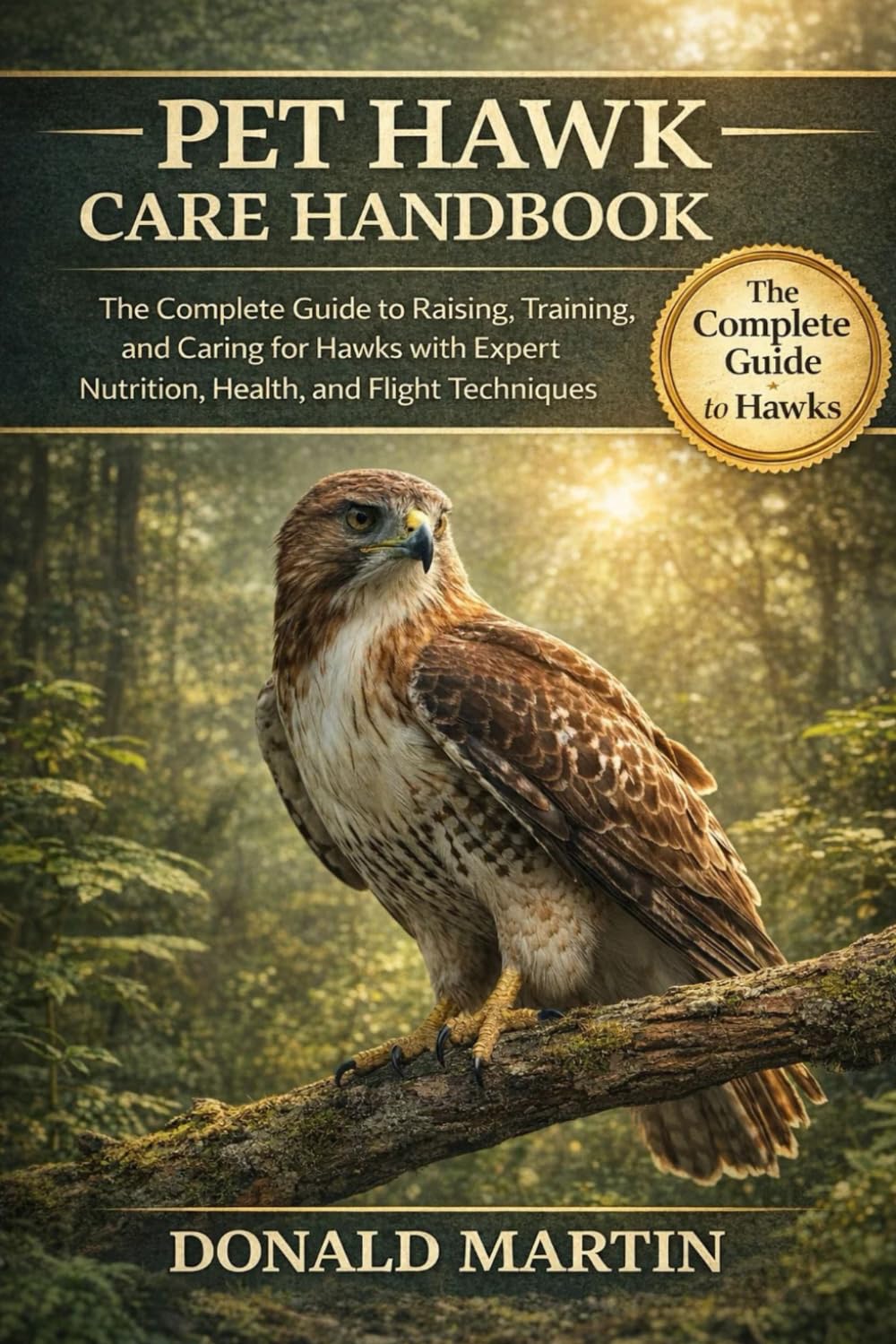PET HAWK CARE HANDBOOK: The Complete Guide to Raising, Training, and Caring for Hawks with Expert Nutrition, Health, and Flight Techniques.