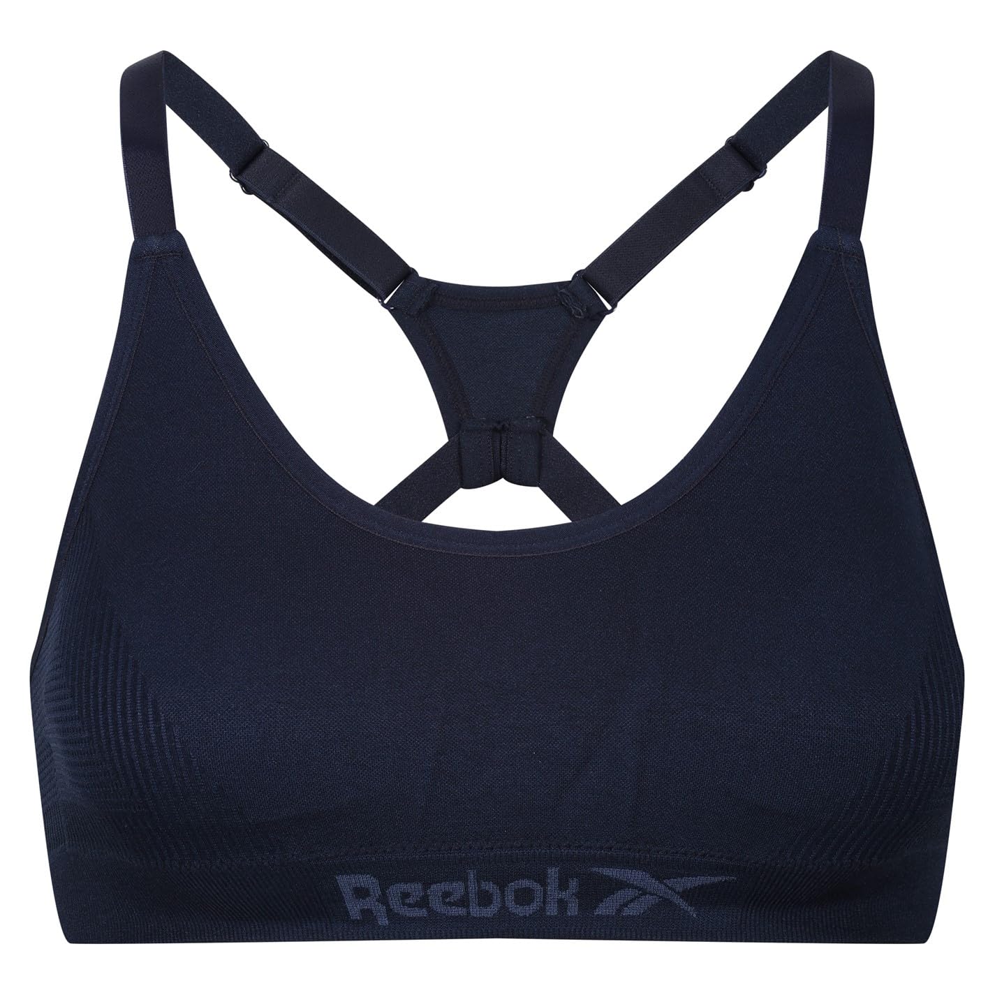 Reebok Women's Blue Bra Top Iris in Size M, Sports Direct