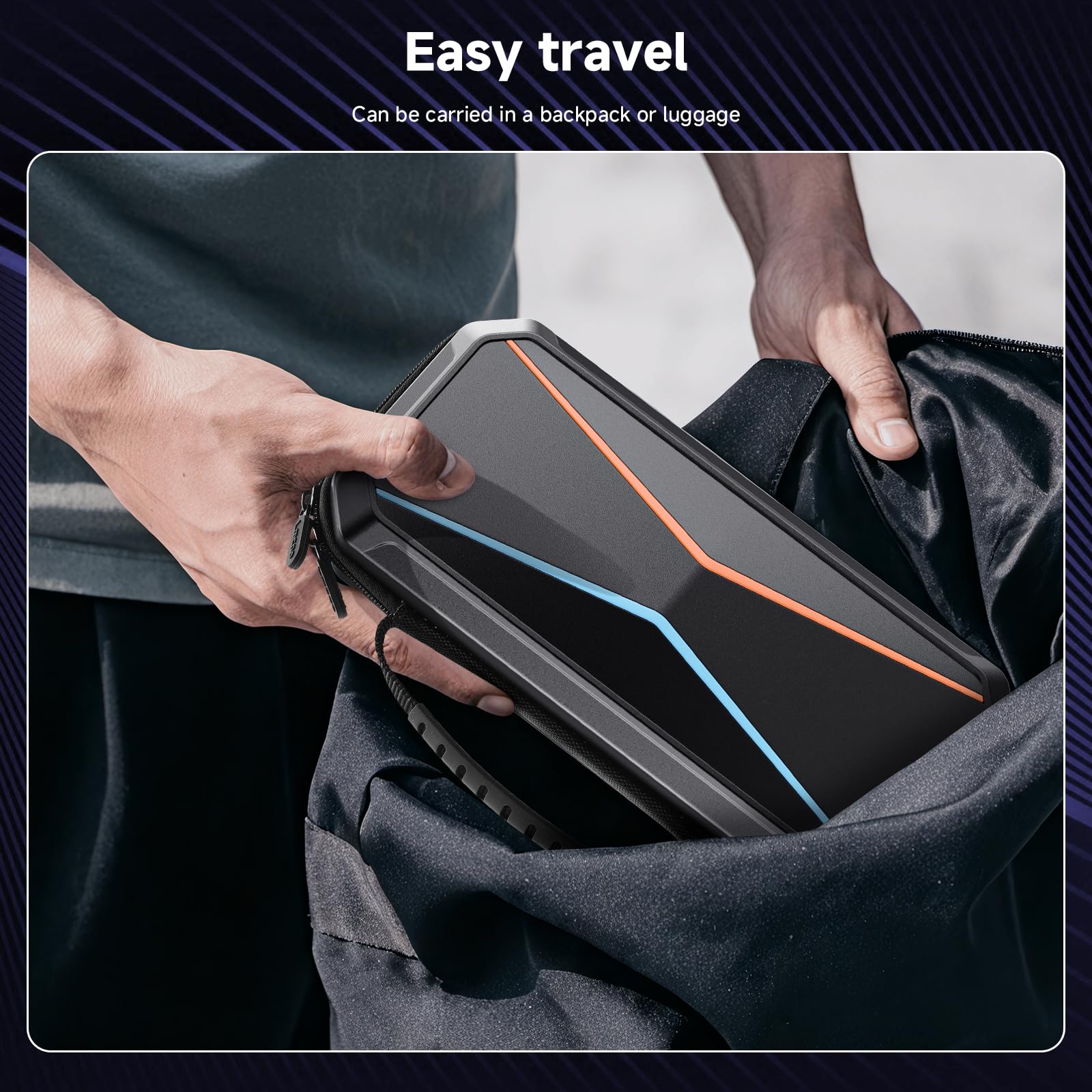 Lmcpa Duro Funda para Consola Nintendo Switch 2 2025, Estuche de Viaje con 10 Cartuchos de Juego, PC Funda Rígido Portátil Protector para Consola Nintendo Switch 2 2025 y Accesorios, Negro